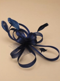 Navy Blauwe Fascinator