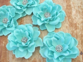 Haarbloem Vintage Gardenia Tiffany Blue