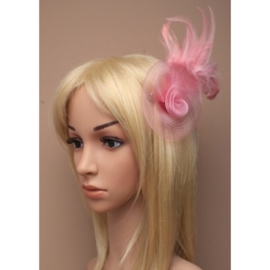 Licht Roze Fascinator