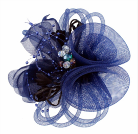 Kraaltjes Fascinator Donker Blauw