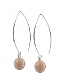 Oorbellen Elipse nude (zilver)