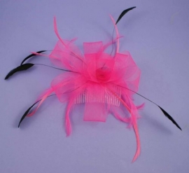 Fel Roze Fascinator