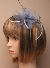 Swirl Fascinator Grijs Haarband