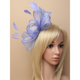 Fascinator Blauw-Paars