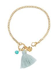 Armband geluksklavertje / goud