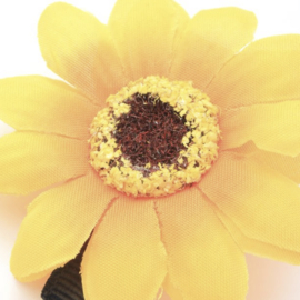 Zonnebloem Haarclipje 2st