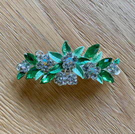 Bloem Haarspeld Groen