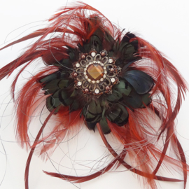 Bruine Veren Fascinator