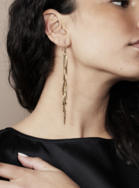 Lange Oorbellen "Chains"