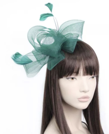 Grote Fascinator Haarband Groen