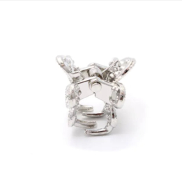 Kleine Metalen Haarklemmetjes Bloem 2 stuks