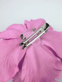 Haarbloem of Broche Licht Paars