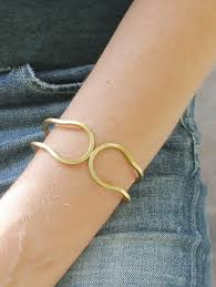 Armband met scharnierslot goud