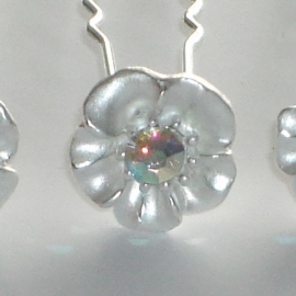 Bridal Rose Hair Pins 5 stuks