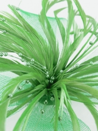 Decoratieve Fascinator Groen