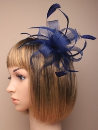 Fascinator Donker Blauw