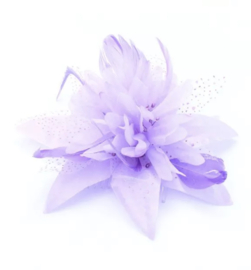 Lila Bloem Fascinator