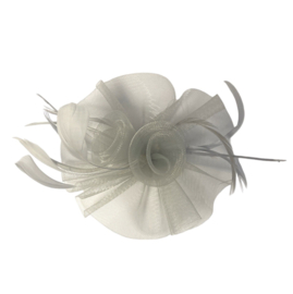 Swirl Fascinator Zilver