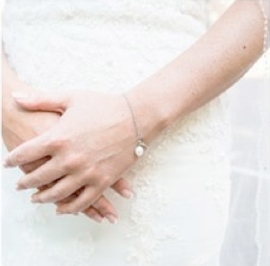 Armband met zoetwater parel