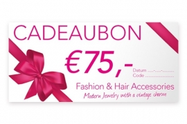 Cadeaubon 75 Euro