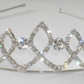 Rhodium Kroontjes Tiara