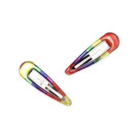Klik-klak Speldjes Regenboog 4 stuks