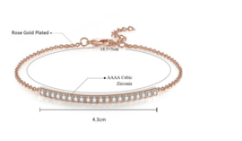 Armbandje Rosé Goud