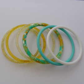 Set van 6 Vintage Bangles