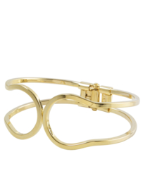 Armband met scharnierslot goud