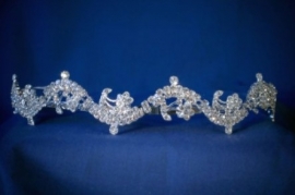 Strass Swirls Tiara of Diadeem