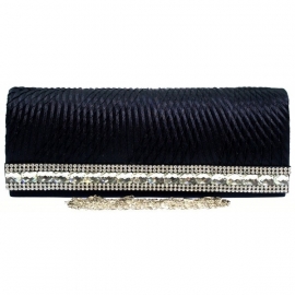 Hard Cased Clutch Donker Blauw