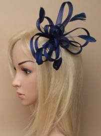 Navy Blauwe Fascinator