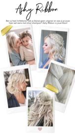 Brede Vlecht Haarband Ashy Ribbon