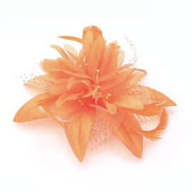 Oranje Bloem Fascinator