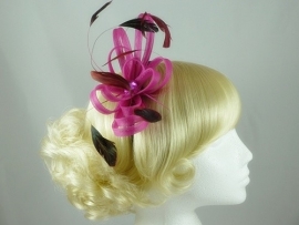 Fuchsia Haarband Fascinator