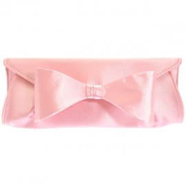 Licht Roze Strik Clutch