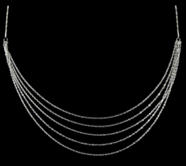 Haar Ketting Zilver