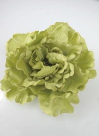 Haarbloem of Broche Licht Groen