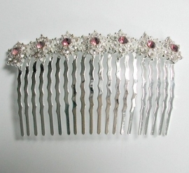 Pink Shimmer Hair Comb