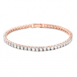 Tennis Armband Rosé Goud