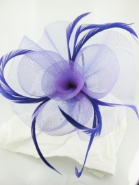 Paarse Fascinator Haarband