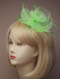 Groene Fascinator Haarkam