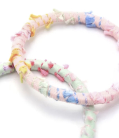 Multi Kleuren Haar Elastiekjes 6 stuks