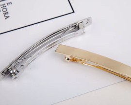 Lange Metalen Haarspeld Goud