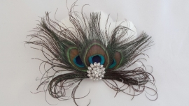 Pauwenveren Fascinator