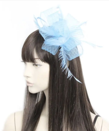 Blauwe Fascinator Haarband