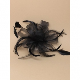 Fascinator Zwart