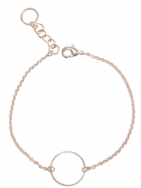 Cirkel armband rosé