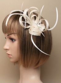 Ivoor Sinamay "Strik" Fascinator