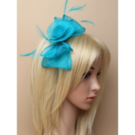 Aqua Fascinator